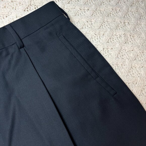 Zanella Bob Mens Blue Pure Virgin Wool Dress Pants Made in Italy Slacks 38x32 - Picture 4 of 11